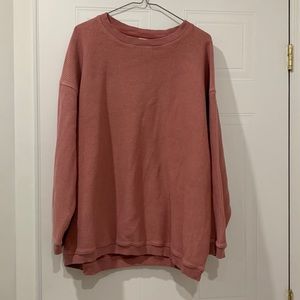 Oversized Aerie Pink  Pull Over Sweater